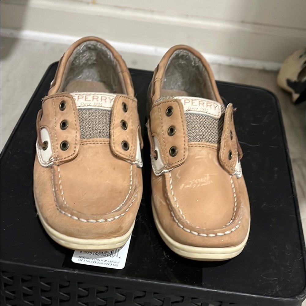 Sperry Light Brown Boat Shoes